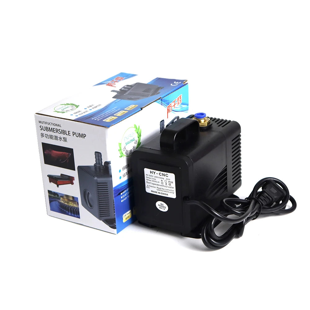 Pompe à eau 80W 3,5m 220V – Refroidissement efficace pour machine CNC et gravure