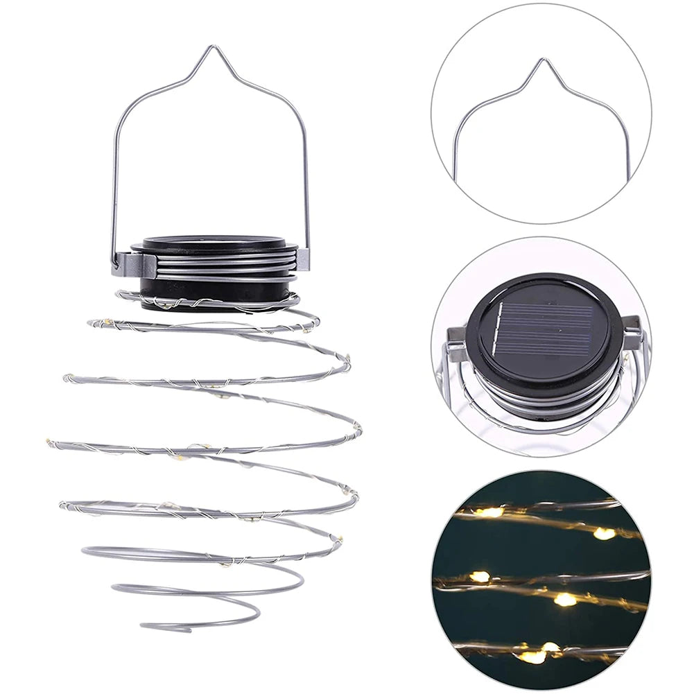 Lampe Solaire Spirale