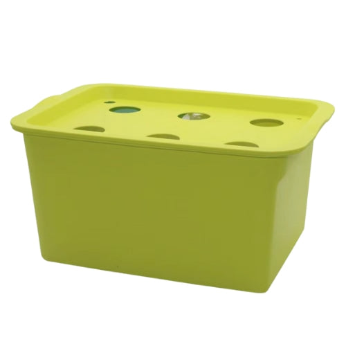 HydroBox 6 – Système Hydroponique Vert à 6 Trous avec Pompe à Air, Culture Facile en Intérieur