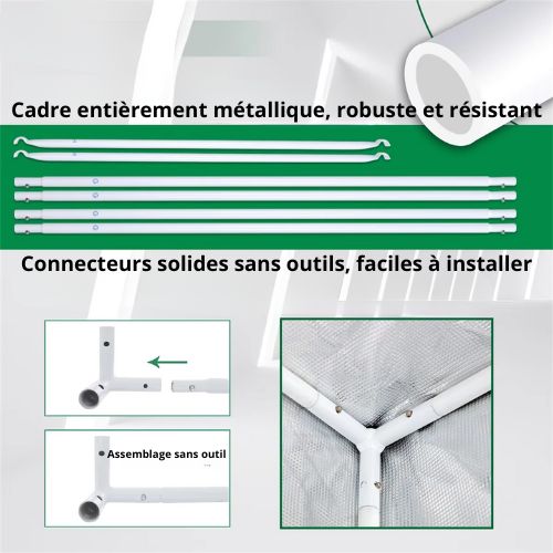 Kit de Culture Intérieur Mars Hydro TS 1000 LED 120x120x200CM pour Hydroponie Grow Light