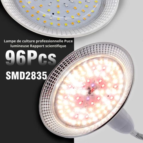 Lampe de croissance E27 18W LED à spectre complet Phytolamp