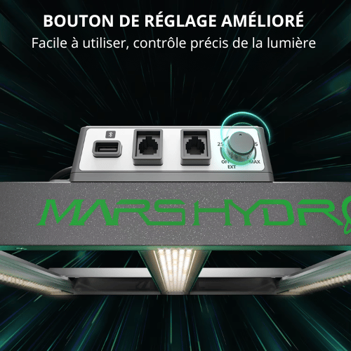 Mars Hydro Smart Dimmable FC-E1500 Bridgelux 150W LED – L'éclairage ultime pour votre système hydroponique et jardinage intérieur