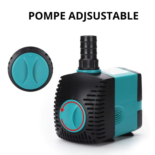 Pompe à eau submersible ultra silencieuse 3-60W – Filtre intégré pour système hydroponique
