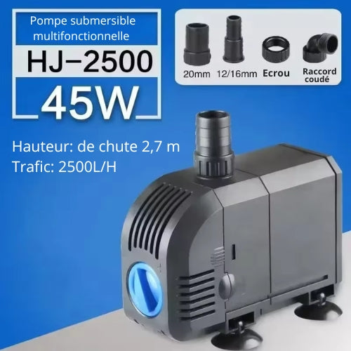 Pompe à eau ultra silencieuse pour aquarium – Série HJ, 500-3000L/H, 7-55W