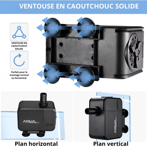 Pompe à eau submersible 40W 3000L/H – Idéale pour fontaines et systèmes hydroponiques