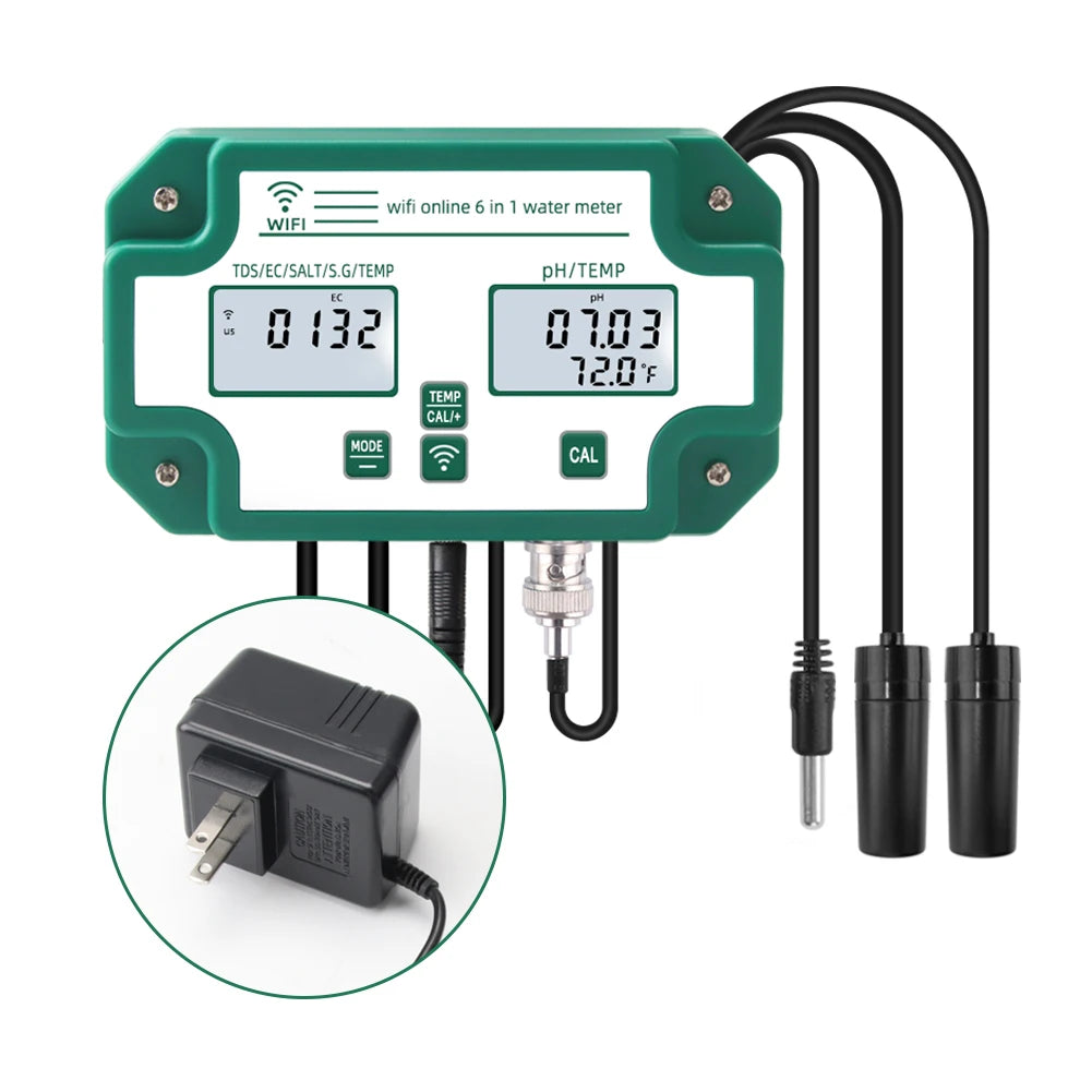 Testeur de pH et d’Humidité Yieryi YY-W9909 – Surveillance Intelligente Wi-Fi