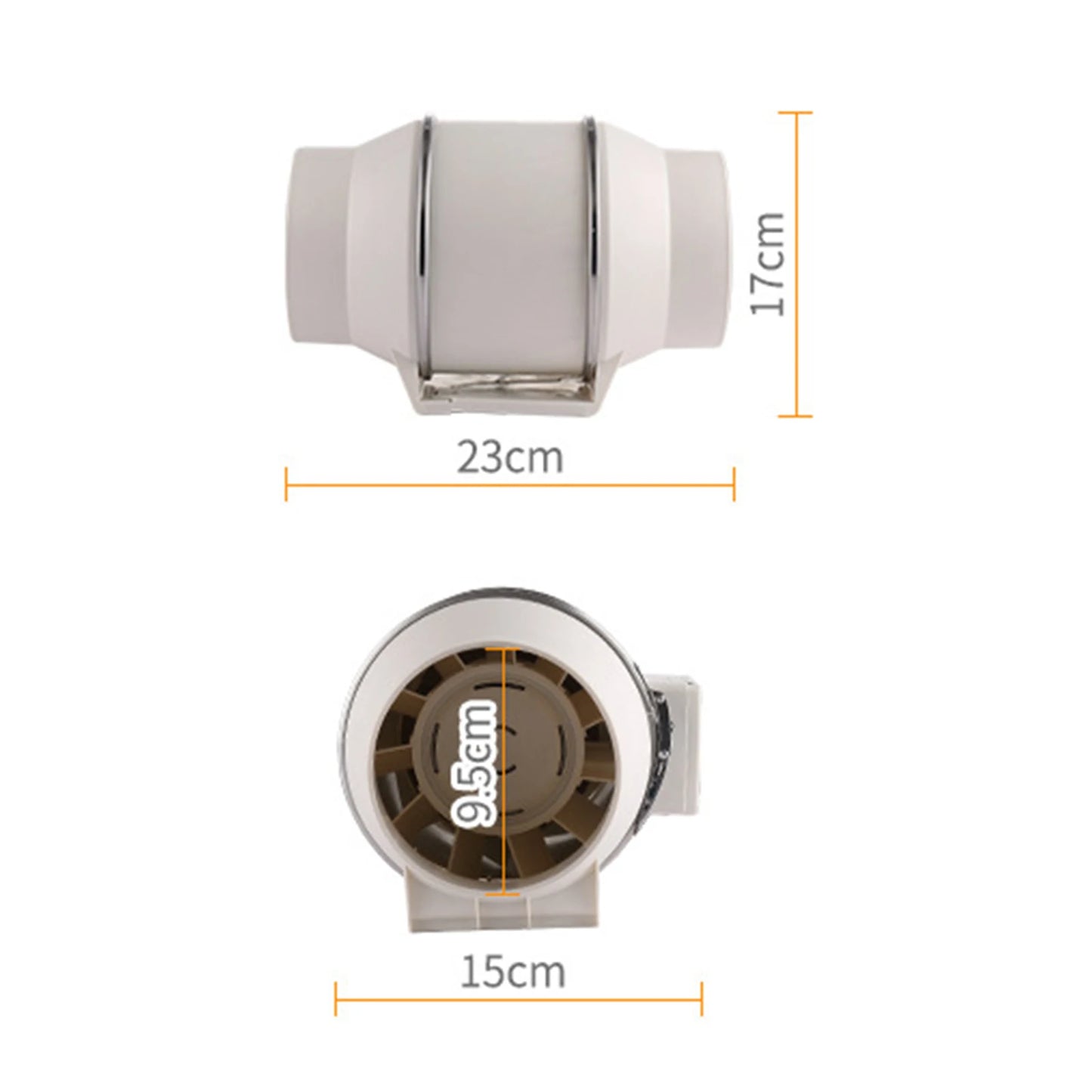 Ventilateur de Tuyau 100MM – Extraction Efficace pour Culture Hydroponique