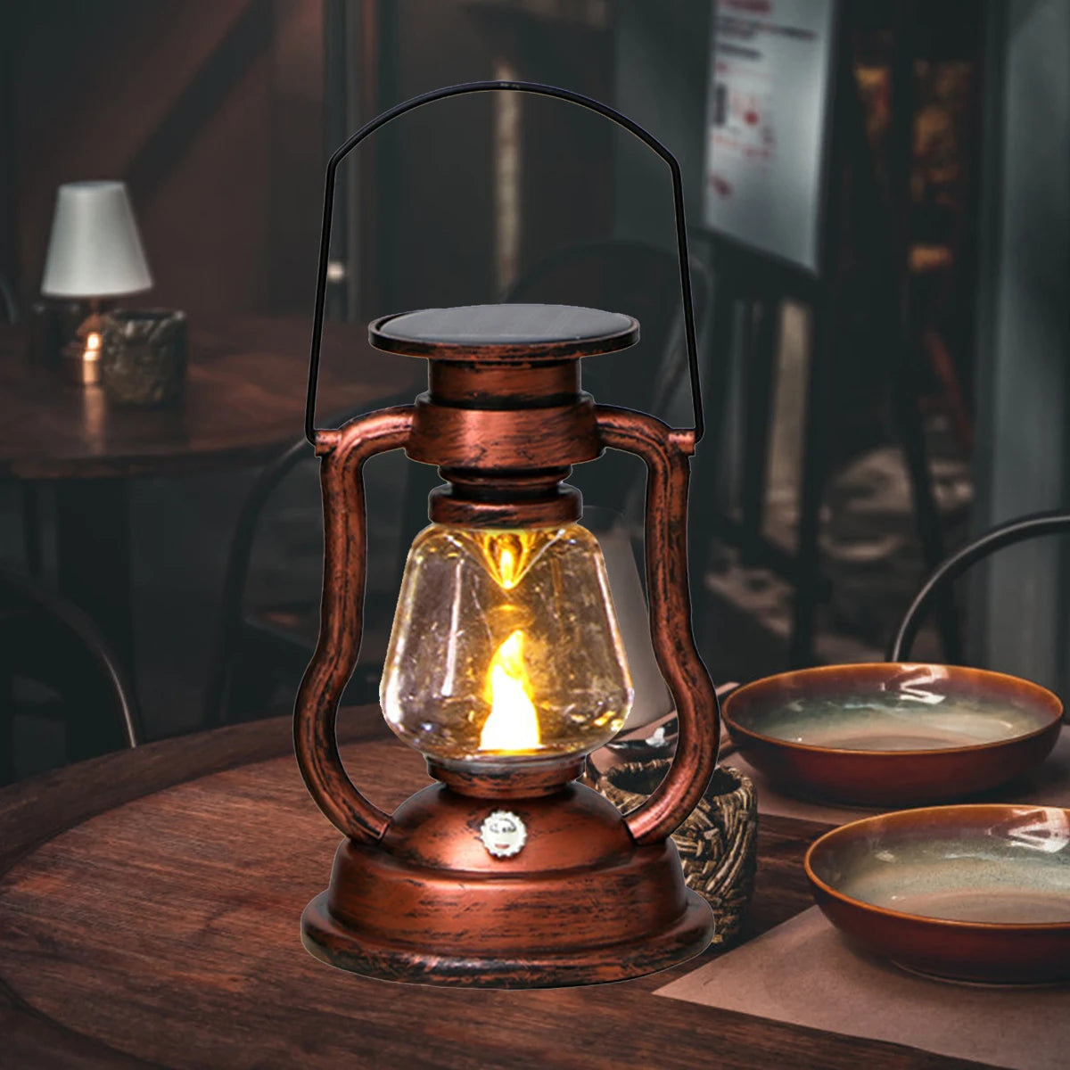 Lanterne Solaire Style Retro