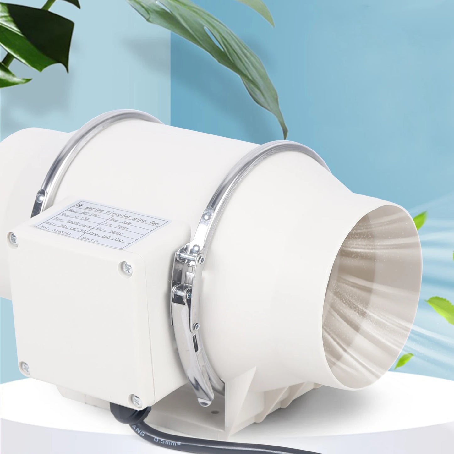 Ventilateur de Tuyau 100MM – Extraction Efficace pour Culture Hydroponique