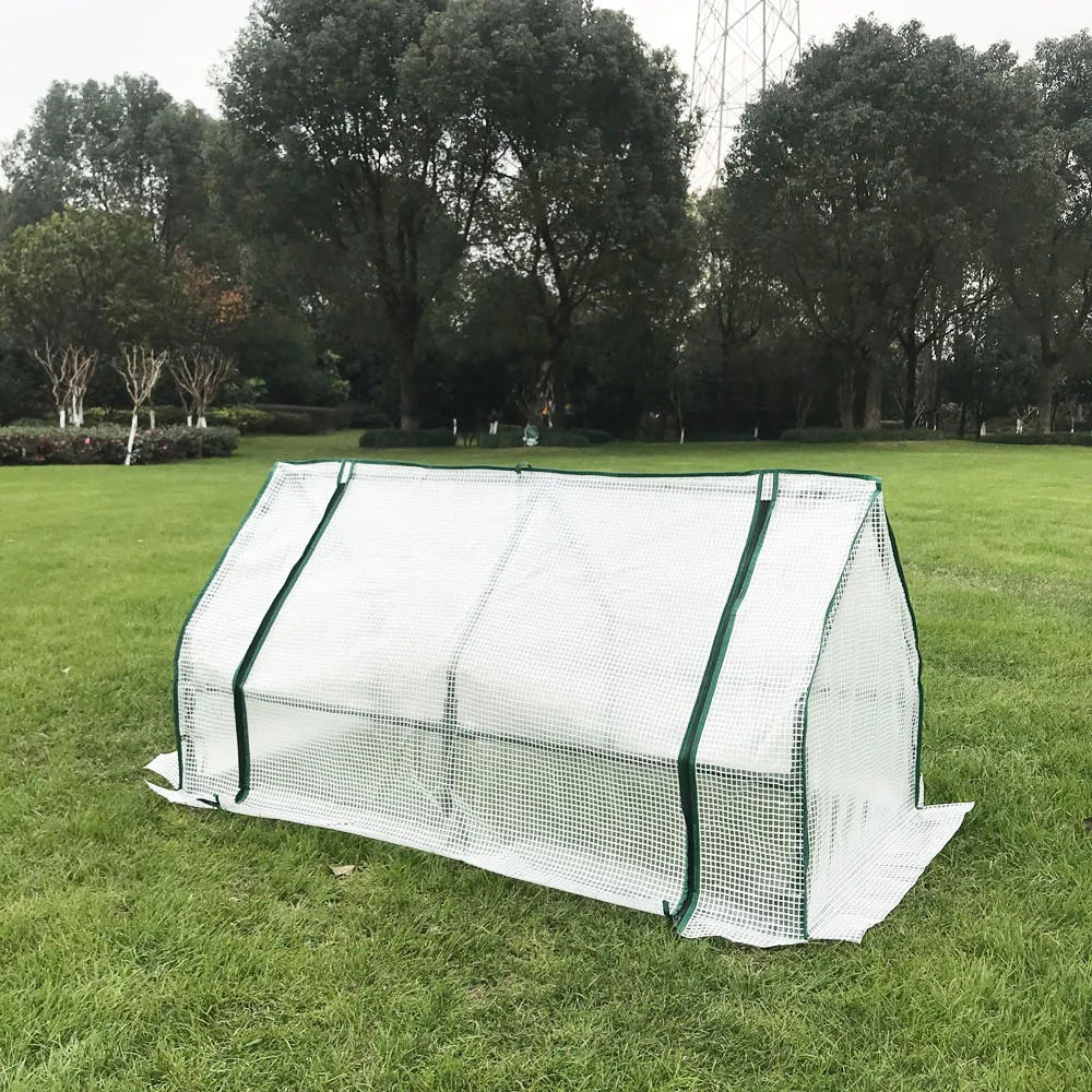 Mini serre à semis Portable avec portes à fermeture éclair