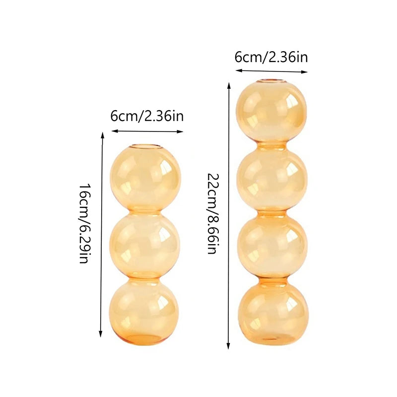 Vase à bulles en verre nordique INS