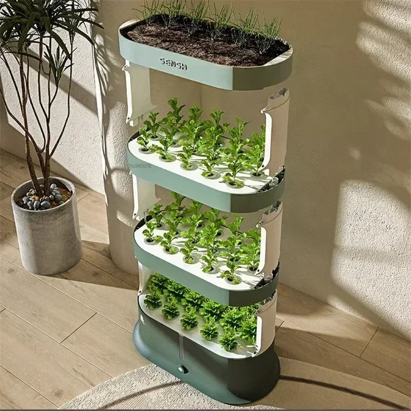 Système de Culture Hydroponique Intérieur – Jardinière Verticale Intelligente