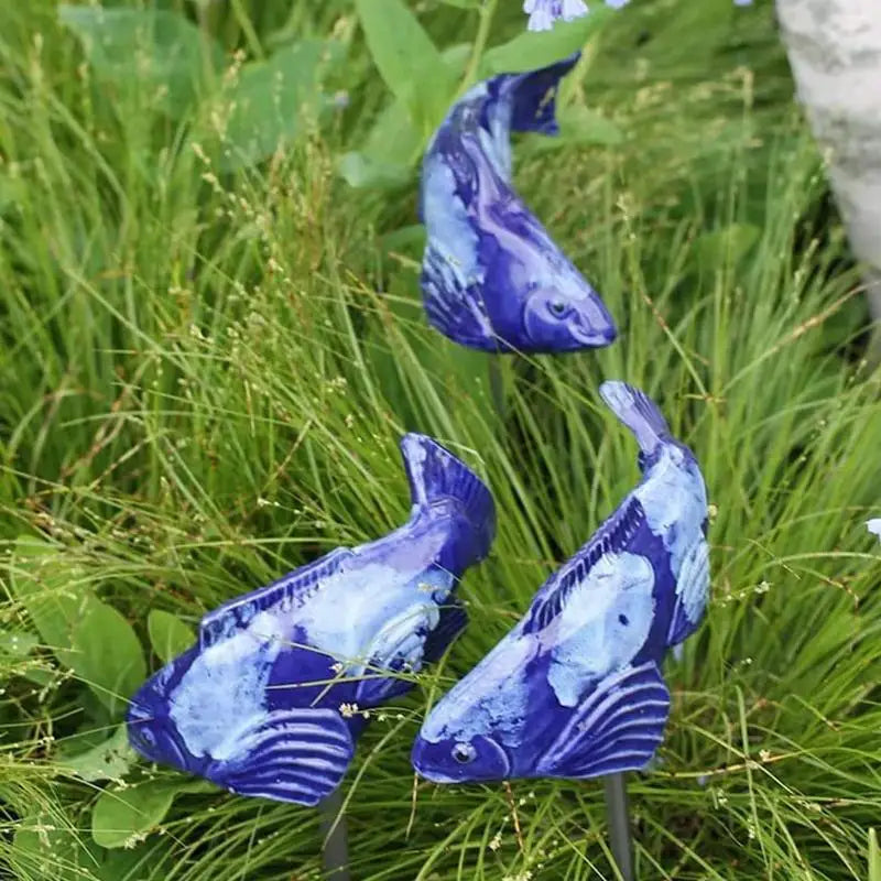 Poisson en résine pour jardin