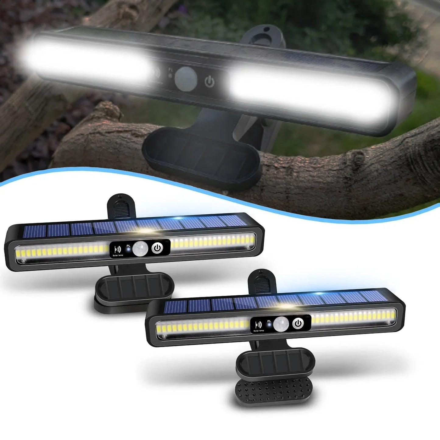 Lampe solaire Led avec capteur de mouvement
