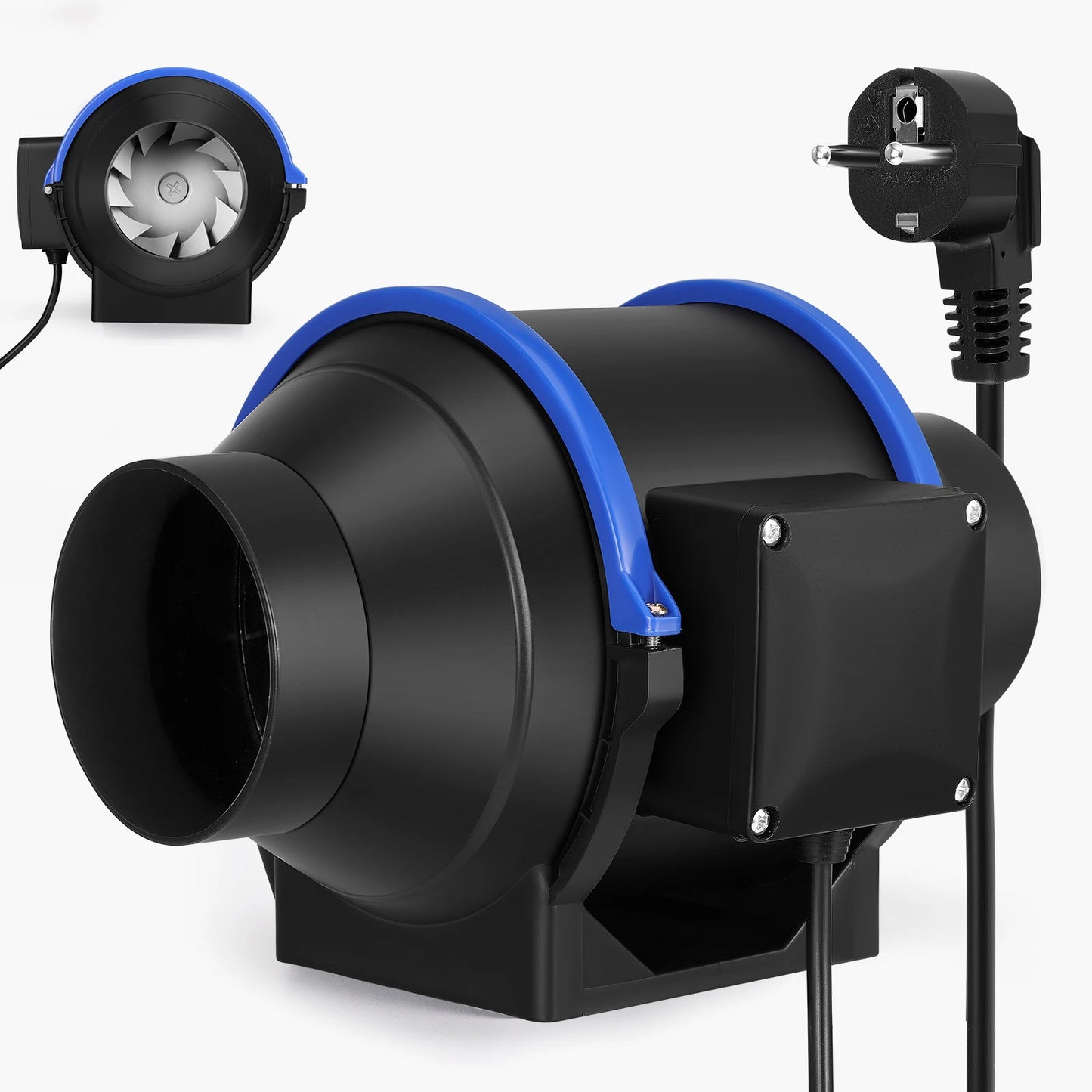 Ventilateur de Conduit 150 mm – Extraction Haute Performance pour Hydroponie & Fumées Industrielles