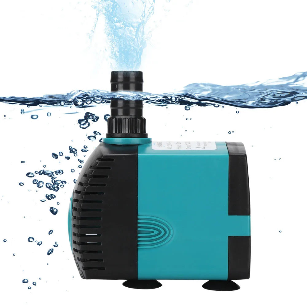 Pompe à eau submersible ultra silencieuse 3-60W – Filtre intégré pour système hydroponique
