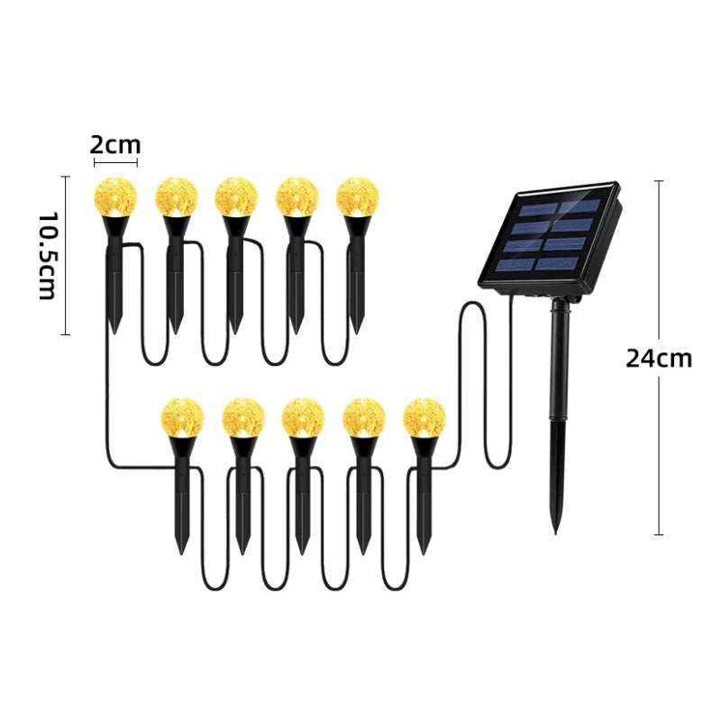 Lampes Solaires Effet Bulle