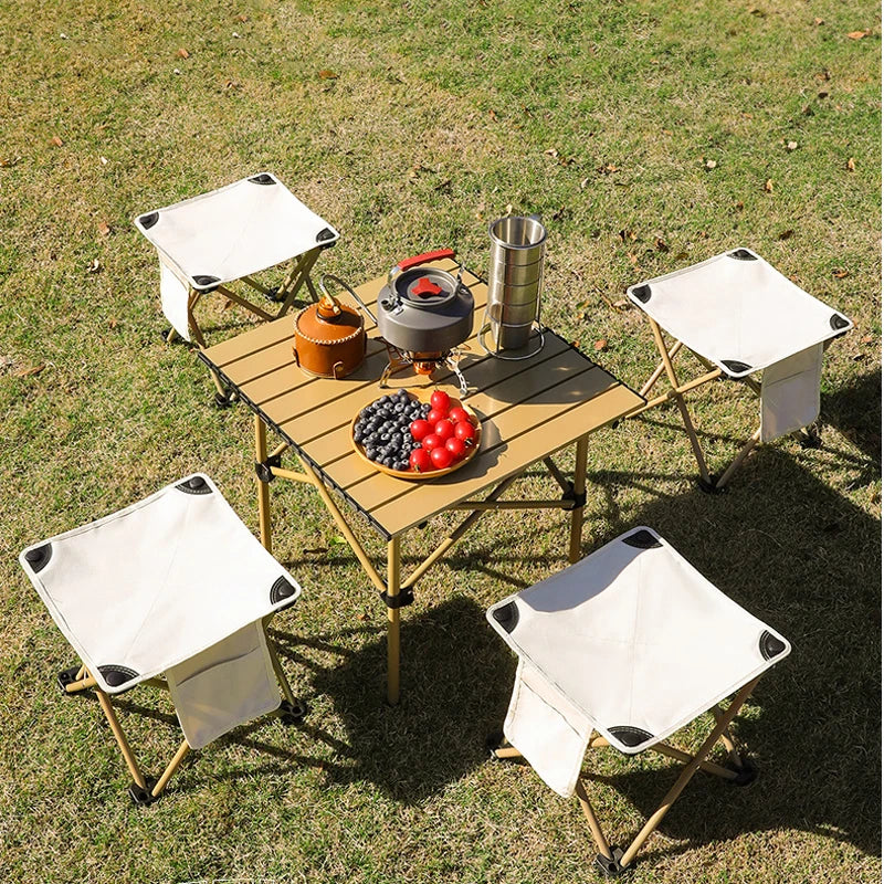 Tabouret pliant Portable d'extérieur,