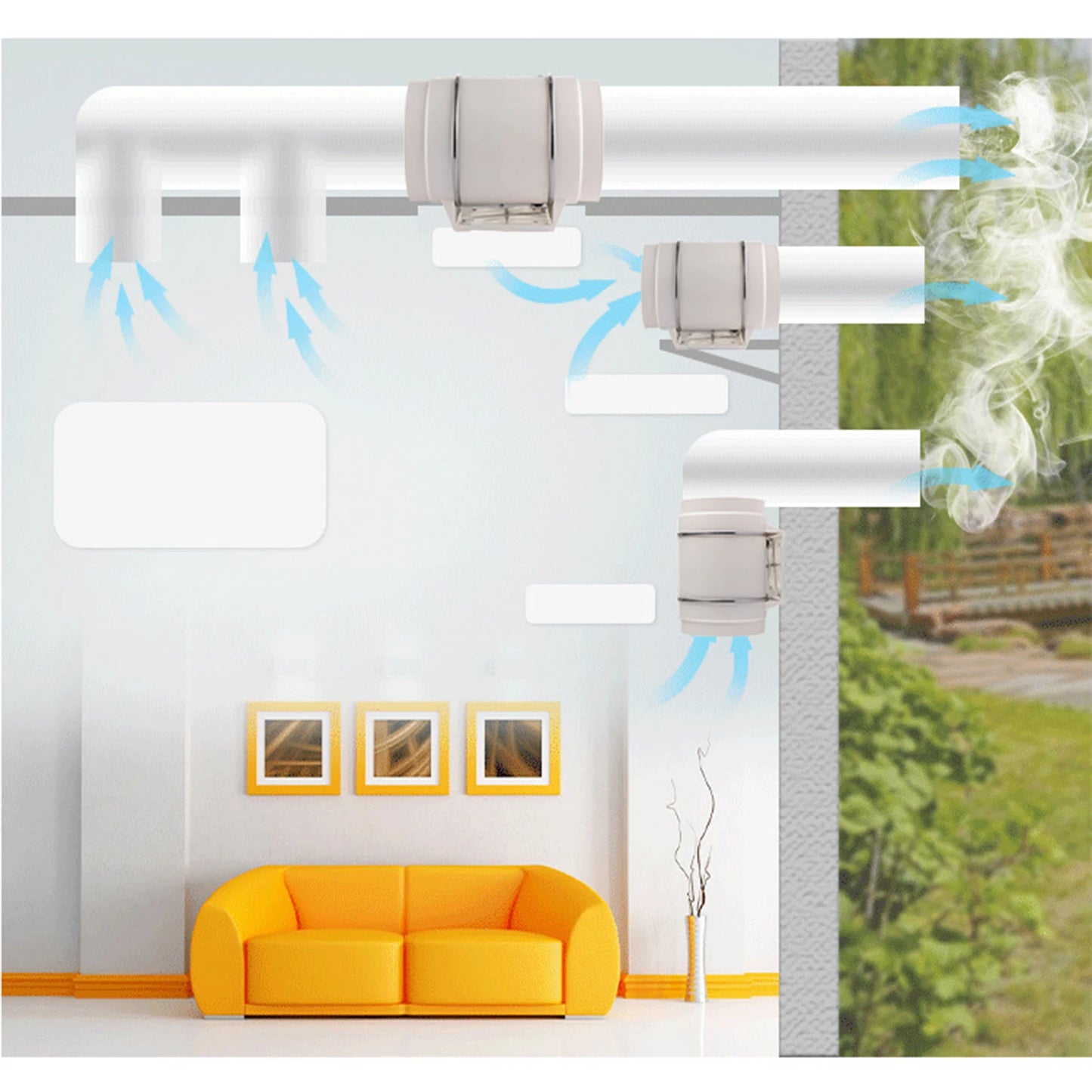 Ventilateur de Tuyau 100MM – Extraction Efficace pour Culture Hydroponique