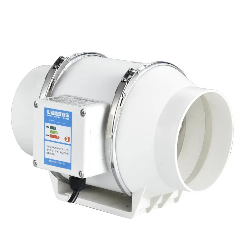 Ventilateur d’Extraction 4" 5" 6" 8" – Ventilation Puissante pour Culture Hydroponique