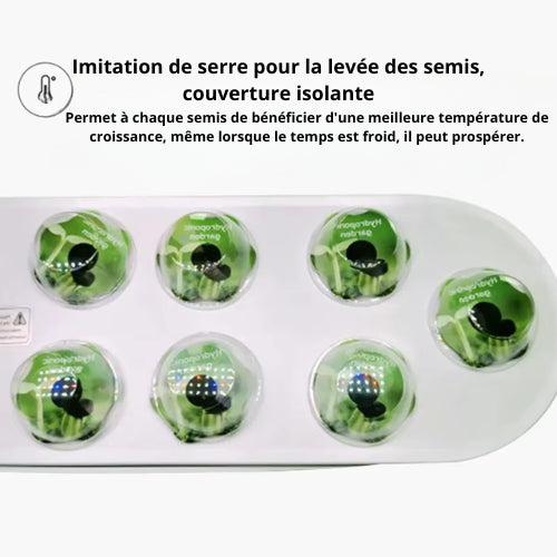 ParaGrow Y96A –Kit Système Hydroponique DWC LED à Spectre Complet