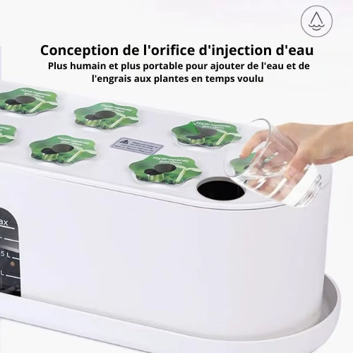ParaGrow Y96A –Kit Système Hydroponique DWC LED à Spectre Complet