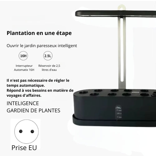 ParaGrow Y96A –Kit Système Hydroponique DWC LED à Spectre Complet