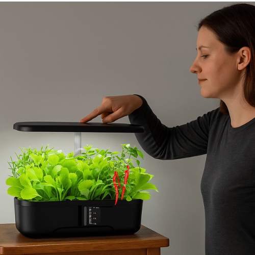 HydroBloom 12 – Système Hydroponique Intérieur avec Lampe LED 20W