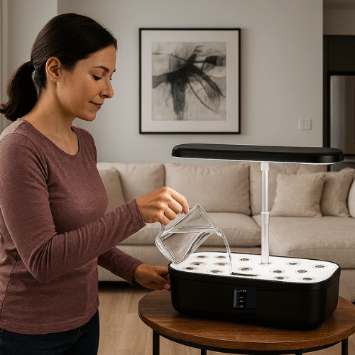 HydroBloom 12 – Système Hydroponique Intérieur avec Lampe LED 20W