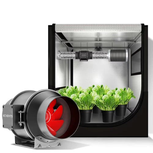 KCvents – Ventilateur de Conduit EC à Vitesse Variable pour Culture Hydroponique