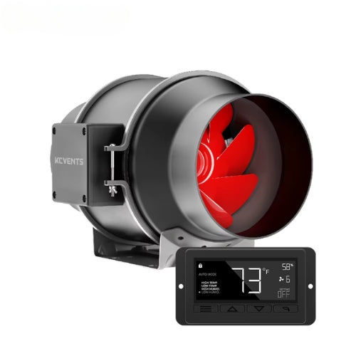 KCvents – Ventilateur de Conduit EC à Vitesse Variable pour Culture Hydroponique