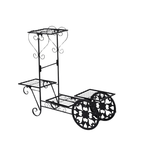 Support pour plantes à 3 niveaux pot de fleur