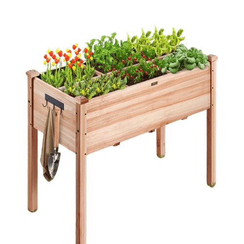 Jardinière Surélevée en Bois Lit de Jardin 86x46x76 cm