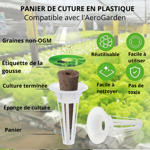 Kit de 120 pièces d'accessoires de jardin hydroponique