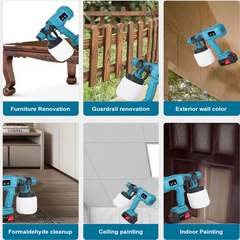 Pistolet de pulvérisation électrique sans fil