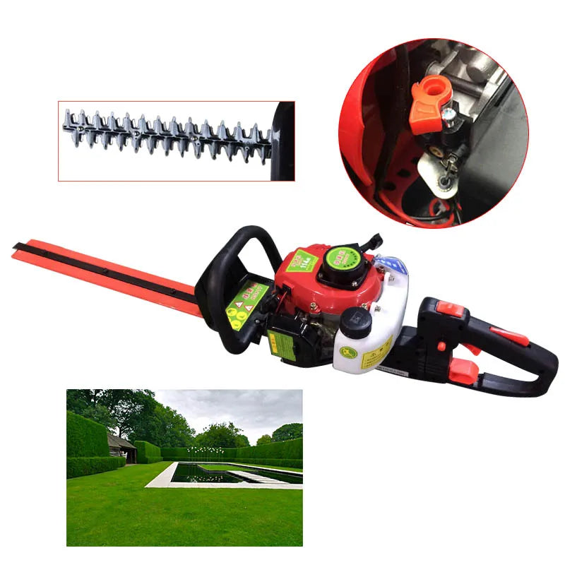 2-stroke Hedges Machine Garden Gasoline Power Tools Engine Hedge Shears Single Cylinder Air-cooled Trimmer 56cm