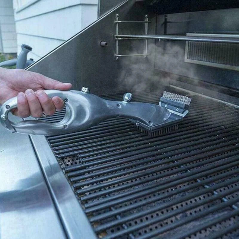 Outils de brosse antiadhésifs en acier inoxydable pour barbecue