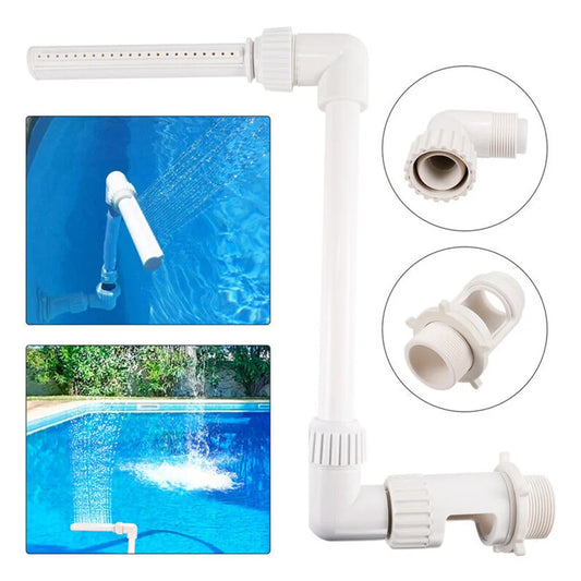 Kit de fontaine de cascade de piscine en PVC