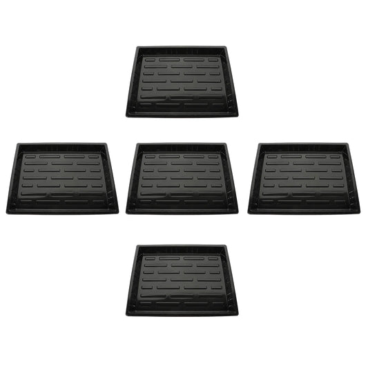 Set FloraGrow – Lot de 5 Pots de Culture avec Plateau pour Semis et Plantes Succulentes