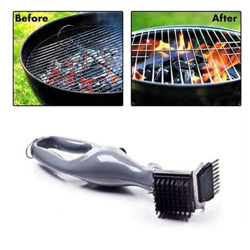 Outils de brosse antiadhésifs en acier inoxydable pour barbecue