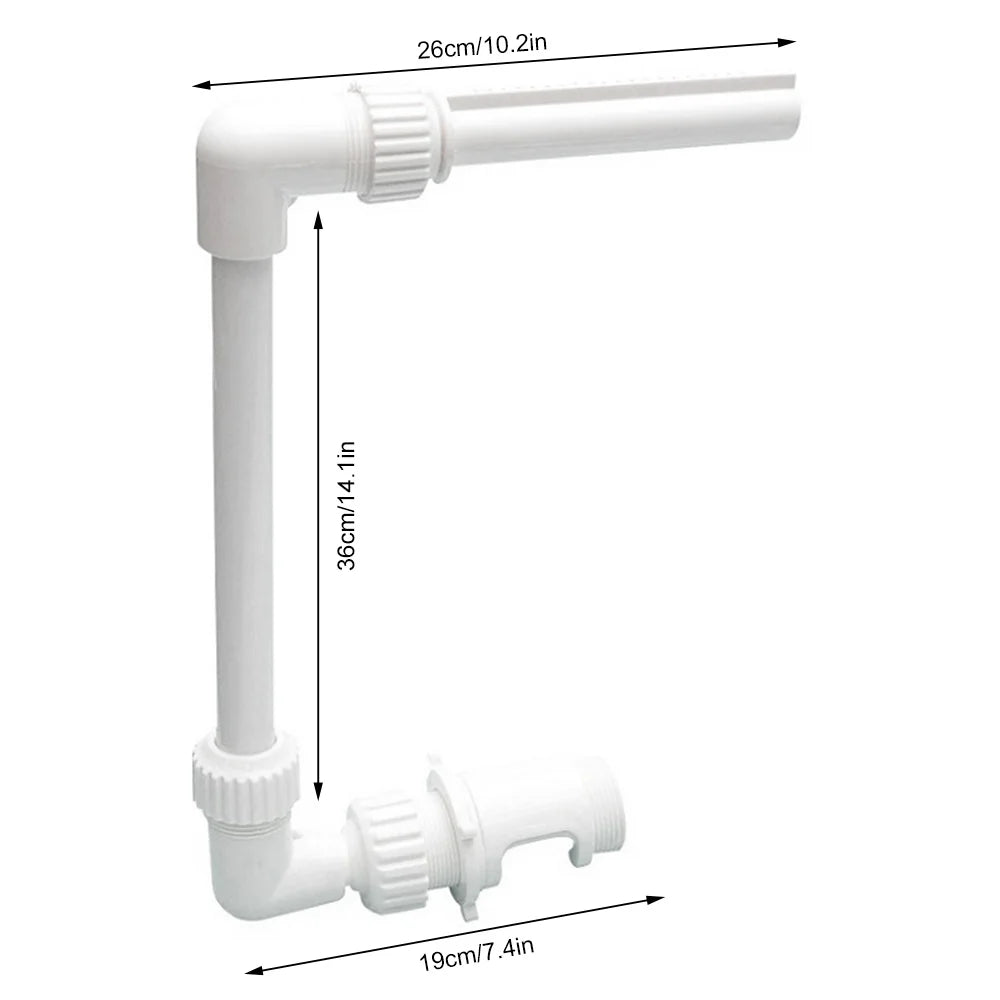 Kit de fontaine de cascade de piscine en PVC