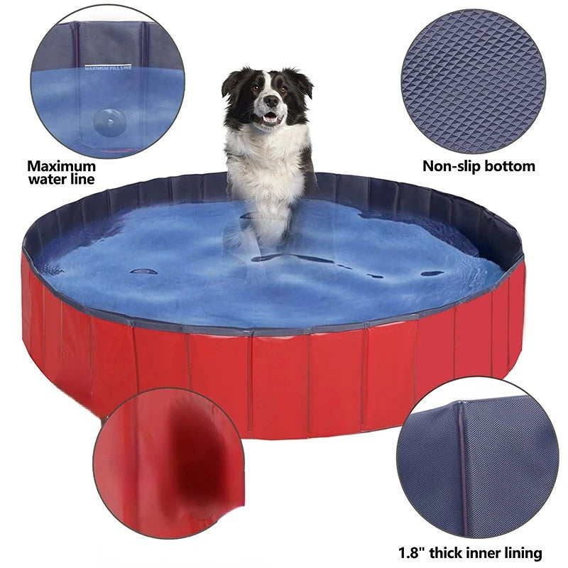 Piscine pliable pour Chiens