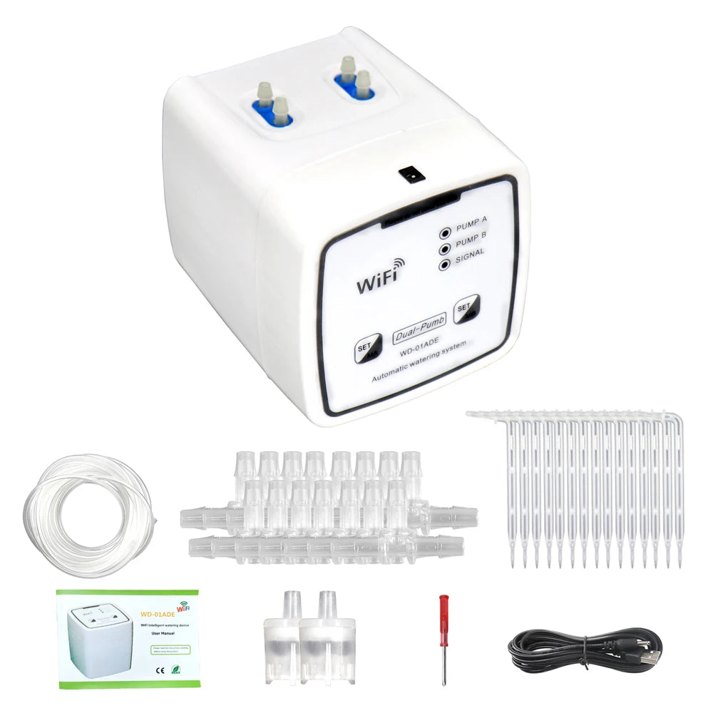 Système d'Arrosage Intelligent WiFi – Double Pompe et Télécommande via Application
