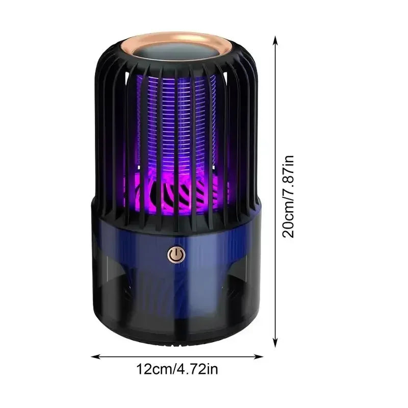 Piège à mouche électrique silencieux rechargeable