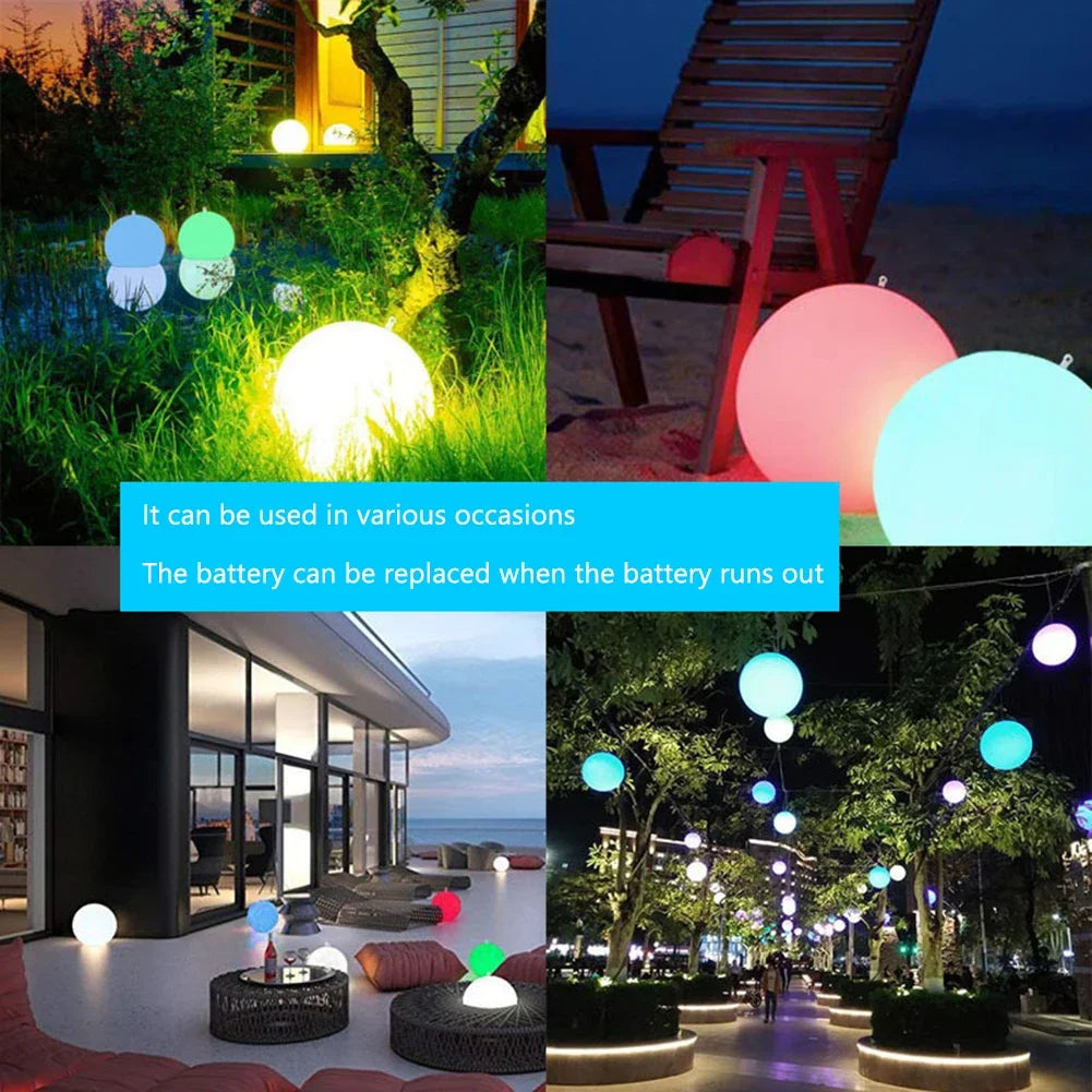 Boule lumineuse LED Imperméable Multicolore