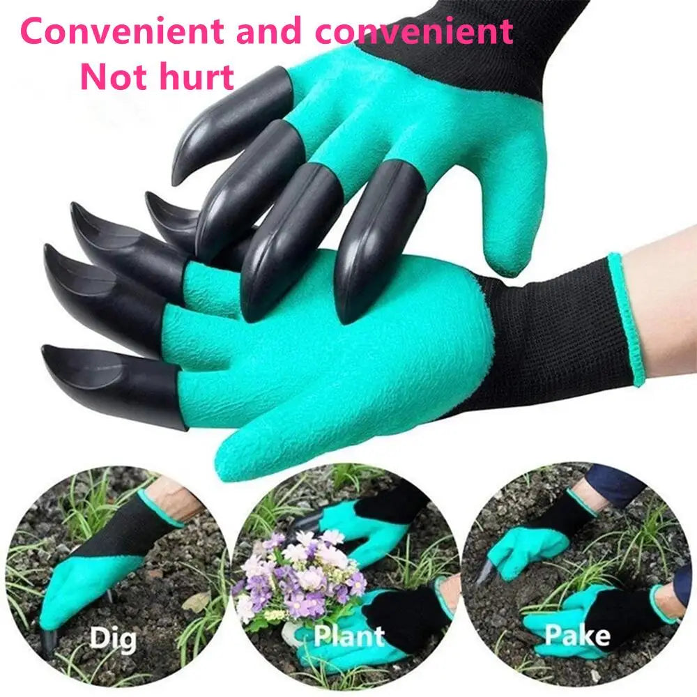 Gants de Jardinage Polyvalents - Griffes pour Creuser Intégrées