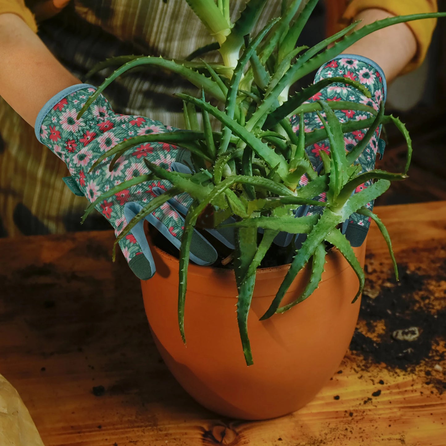 Gants de jardinage à écran tactile pour femmes