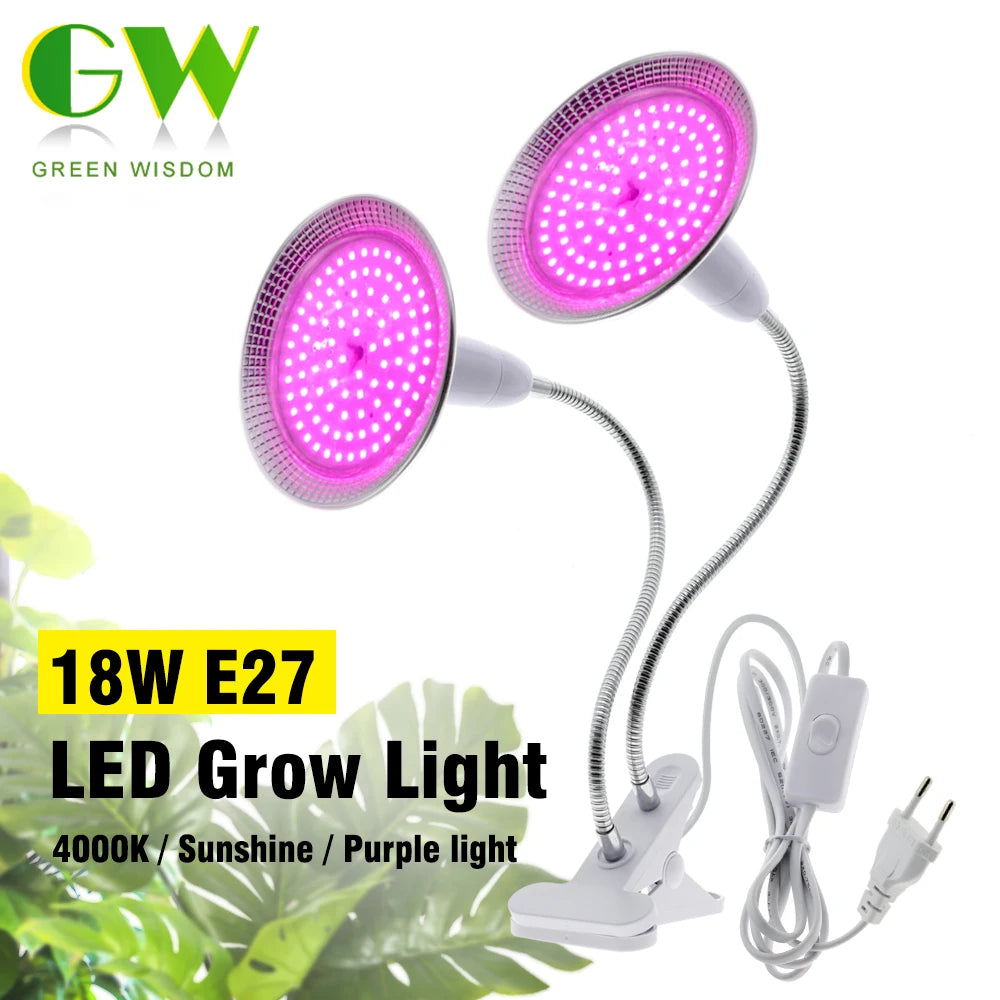 AC100-265V LED Grow Light E27 Phytolamp for Plants Full Spectrum Grow Light Bulb Indoor Plant Lighting Hydroponic Growth Lights