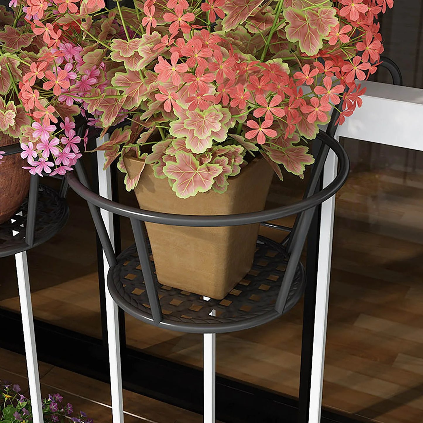 Support de Pot de Fleurs pour balcon