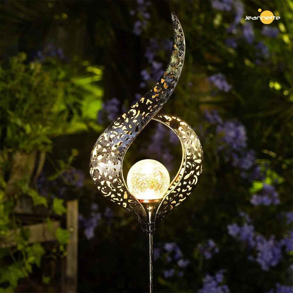 Lampes solaires Led d'extérieur imperméables, (Féerique  Lunaire)